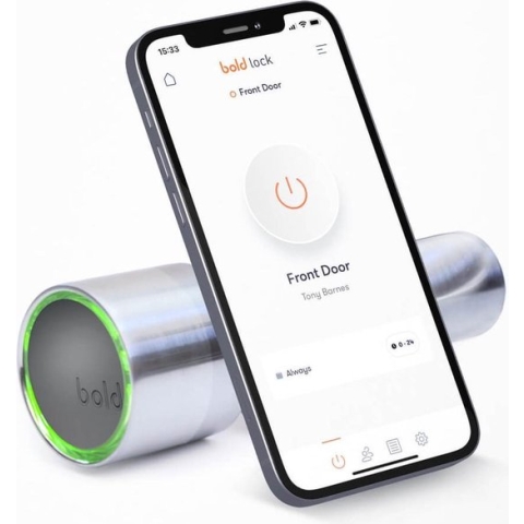 Bold Smart Lock Cilinder SX-63 - Slim deurslot - RVS - Zilver