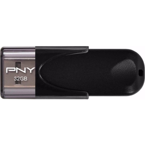 PNY Attache 4 32GB - USB-Stick / Zwart