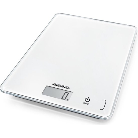 Soehnle keukenweegschaal Compact 300 - digitaal - 1 gram nauwkeurig - tot 5 kg - wit