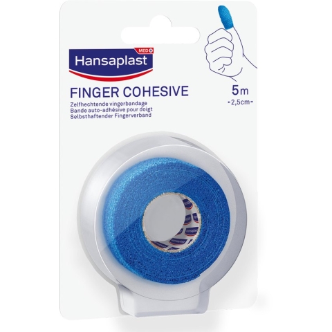 Hansaplast Zelfhechtende Vingerbandage - 5m x 2,5 cm - Op maat knipbaar