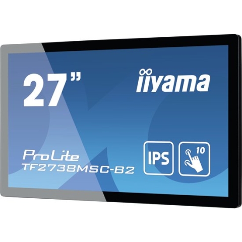 iiyama ProLite TF2738MSC-B2 computer monitor 68,6 cm (27) 1920 x 1080 Pixels Full HD LED Touchscreen Multi-gebruiker Zwart