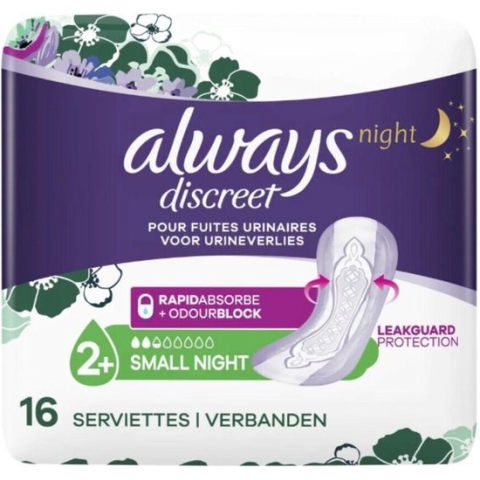 Always Discreet Incontinentieverbanden Light Small - 16 Stuks