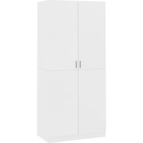 vidaXL-Kledingkast-90x52x200-cm-bewerkt-hout-wit