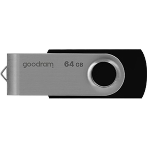 GoodRam - USB Geheugenstick - UTS3 - USB-A 3.2 - 64 GB - Zwart/Zilver
