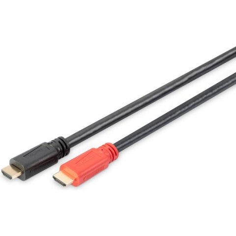 Digitus AK-330118-150-S HDMI-kabel HDMI Aansluitkabel HDMI-A-stekker, HDMI-A-stekker 15.00 m Zwart Audio Return Channel