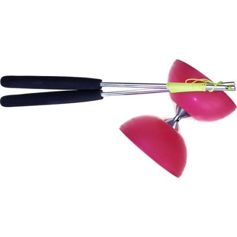Acrobat Diabolo 105 Rubber Aluminium 12 X 10,5 Cm Roze