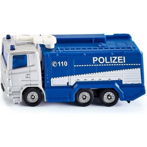 Siku Scania Polizei Waterkanon Vrachtwagen 8,4 Cm Blauw (1079)