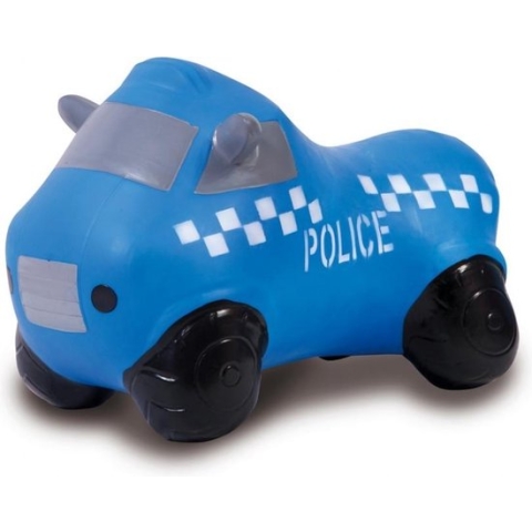 JAMARA Skippybal politieauto met pomp blauw