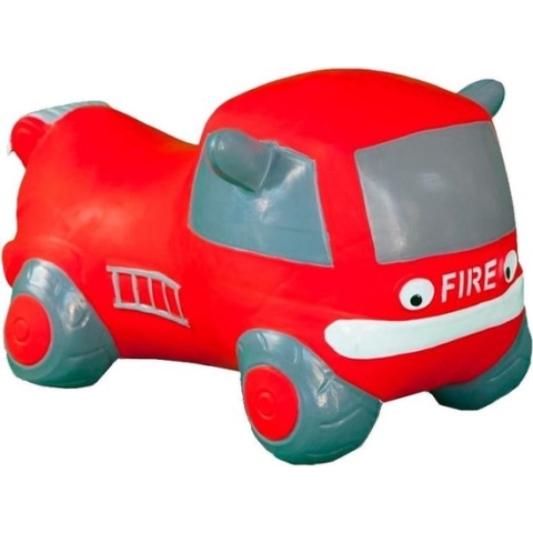 JAMARA Skippybal brandweerauto met pomp rood
