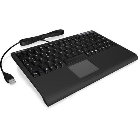 KeySonic ACK-540U+ toetsenbord USB QWERTY Amerikaans Engels Zwart