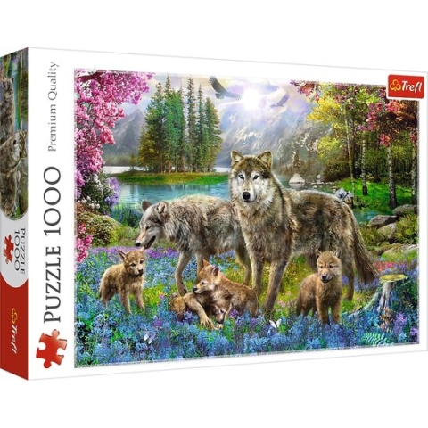 Trefl Wolvenfamilie puzzel - 1000 stukjes