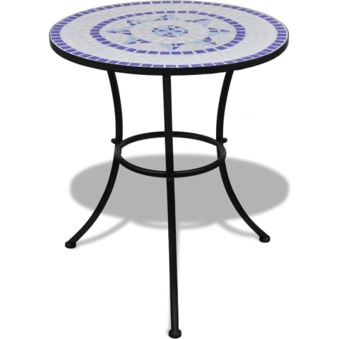vidaXL-Bistrotafel-60-cm-mozaïek-blauw-en-wit
