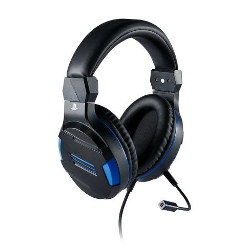 Bigben Stereo Gaming Headset V3 - PS5 & PS4 - Zwart/Blauw
