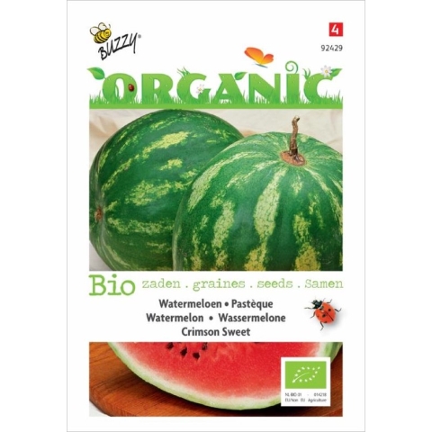 Buzzy® Organic Watermeloenen Crimson Sweet (BIO)
