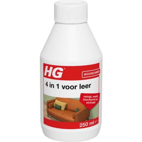 HG 4 in 1 voor leer - 250ml - beschermt, voedt en reinigt