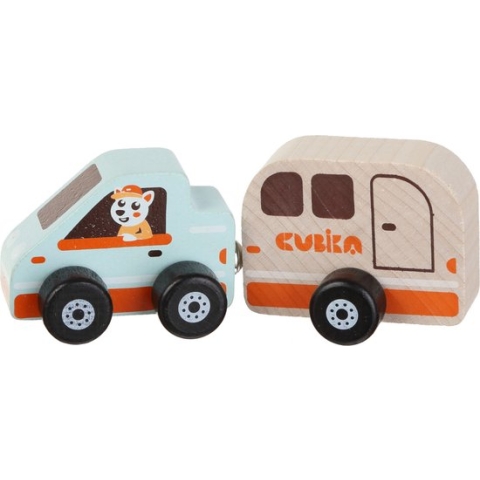 Cubika Wooden toy ""House on wheels""
