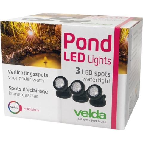 Velda (VT) Vijver LED-spotlights 4,5 W 3 st 146188