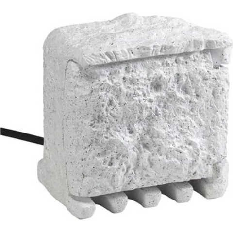 Ubbink - StoneDecor - Buitenstekkerdoos D/NL - Contactdoos met 4 elektra-aansluitingen - wit