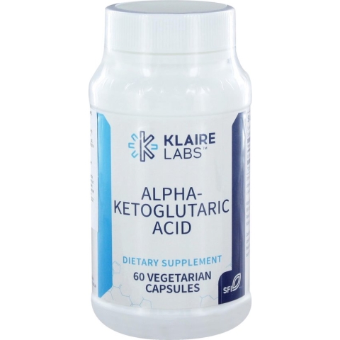 Klaire Labs Alfa-Ketoglutaarzuur - 60 vcaps
