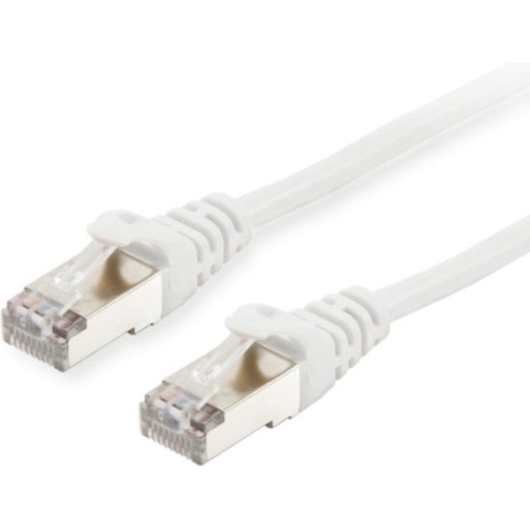 Equip Patchkabel RJ45 S/FTP Cat6 (SSTP) PIMF HF polyester zak 10,00 m wit