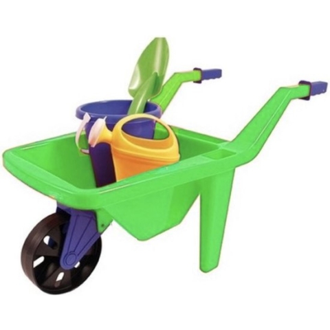 Wheelbarrow with sand toys (13875)