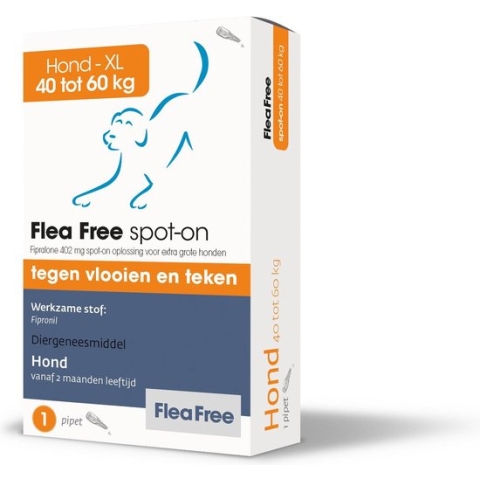 FLEA FREE SPOT ON HOND 40-60 KG - 1 PIPET