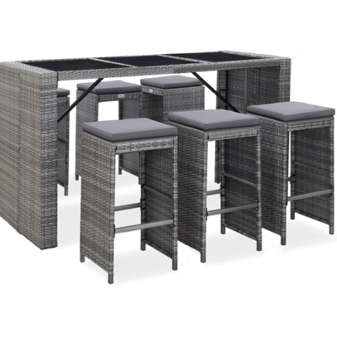 vidaXL-7-delige-Tuinbarset-met-kussens-poly-rattan-grijs