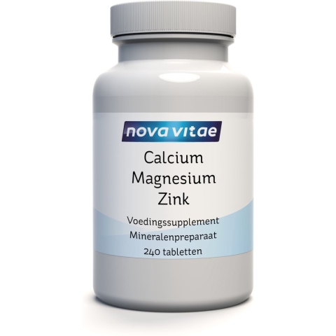 Nova Vitae - Calcium - Magnesium - Zink - 240 tabletten