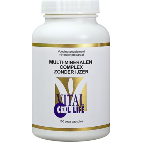 Vital Cell Life Voedingssupplementen Multi mineralen complex zonder ijzer