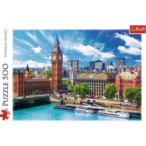 Trefl Zonnige dag in Londen puzzel - 500 stukjes