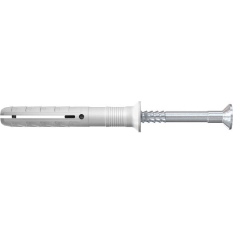 fischer nagelplug N 8 x 120/80 S met verzonken kop - slagplug voor een snelle montage - 100 stuks