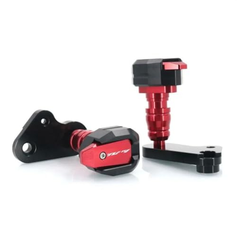 Motorfiets Accessoires Links & Rechts Valbescherming Frame Sliders Crash Protector Voor YZF-R1 YZFR1 2009-2014 Drop-pads(Red a)