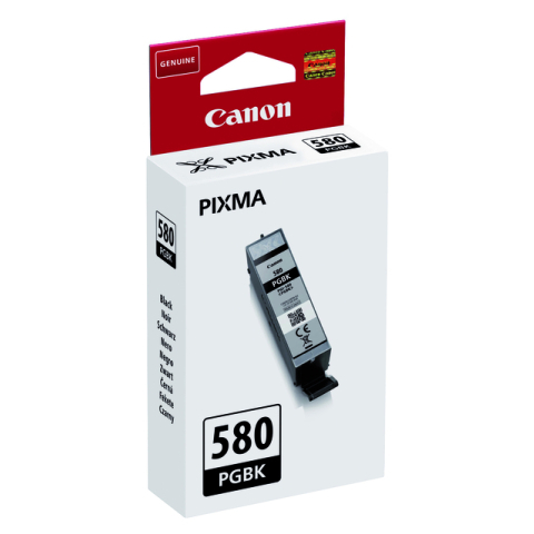 Canon PGI-580PGBK - 11.2 ml - zwart - origineel - inkttank - voor PIXMA TS6251, TS6350, TS6351, TS8251, TS8252, TS8350, TS8351, TS8352, TS9550, TS9551