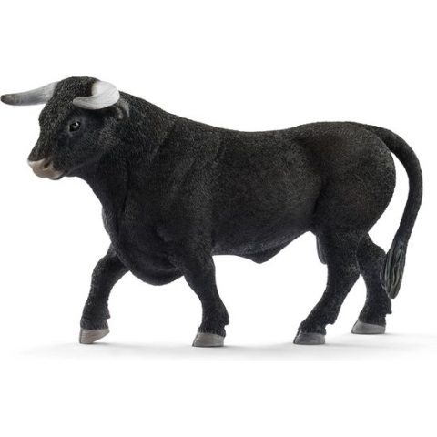 schleich FARM WORLD - Zwarte Stier - Speelfiguur - Kinderspeelgoed voor Jongens en Meisjes - 3 tot 8 jaar - 13875