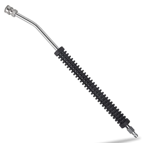 McKillans Hogedrukreiniger verlengstang uitgerust met 1/4" Quick Connect Plug, compatibel met sneeuwschuimkanonnen