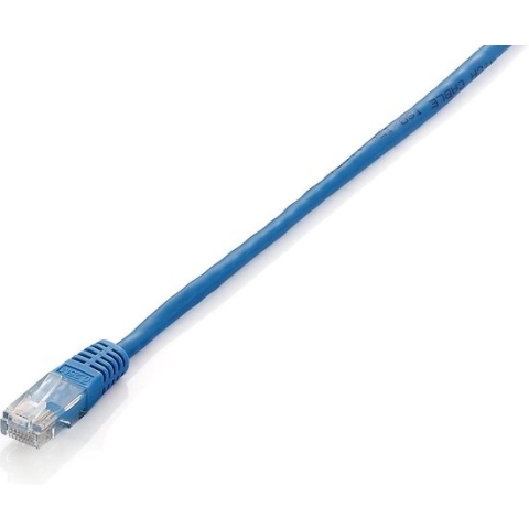 Equip Patchkabel (Cat6 U/UTP 2xRJ45 ECO polyester zak 5,00 m) blauw