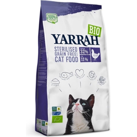 Yarrah - Cat Sterilised Grain Free - Kattenvoer - 2 kg