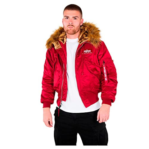 ALPHA INDUSTRIES Herenjas, rood, M