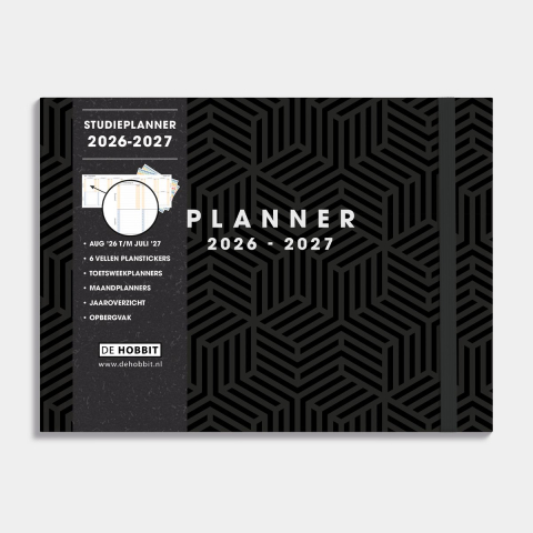 Studieplanner 2026-2027 A5+ Geometrisch