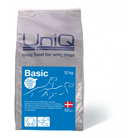 UniQ - Dog food Basic adult  12 kg - (101)
