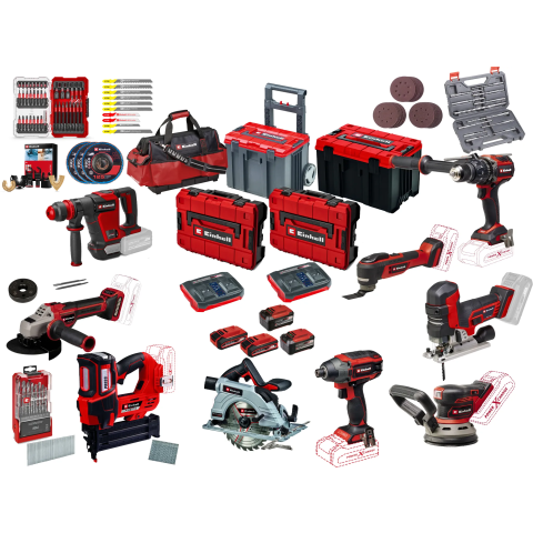 Einhell  PRO-SET 6 Professional Accu Combiset 27 delig