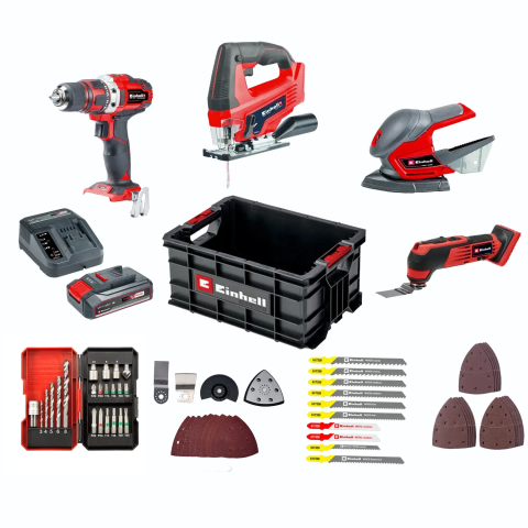 Einhell Accu Doe-Het-Zelf set 73-delig