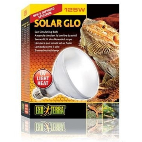 Exo Terra - Solar Glo 125W Uva/Uvb Heat & Sunlight E27  - (220.1820)