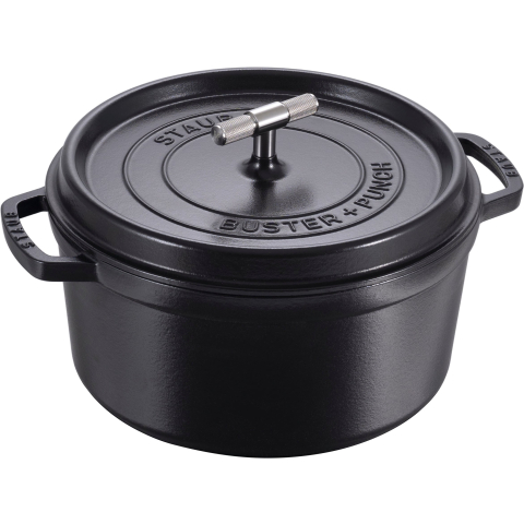 Staub - Buster + Punch Cocotte - Black - 28 cm