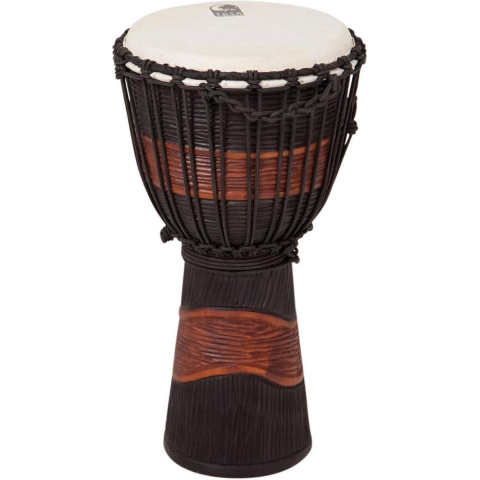 Toca TSSDJ-LB Large Street Series Djembe Black Stain 12 inch