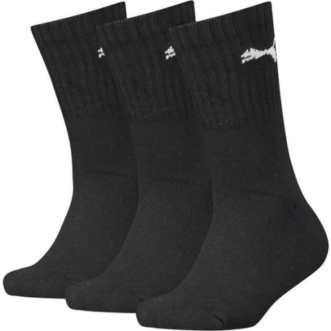Puma 3-pack kinder sport sokken - zwart - 38