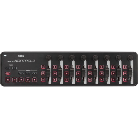 Korg nanoKontrol 2 USB MIDI studio controller zwart