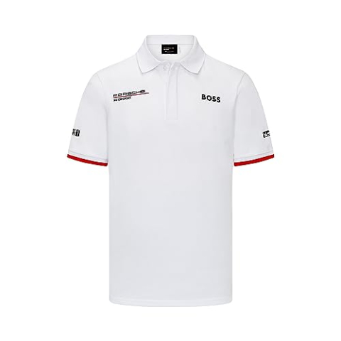 Porsche Motorsport Team Poloshirt - wit, wit, S