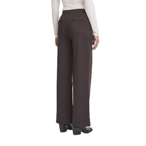 ICHI IHKATE vrijetijdsbroek voor dames, hoge taille, chocolade taart, M