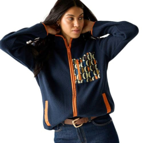 Regatta Orla Printed Borg Full Zip Fleece 34